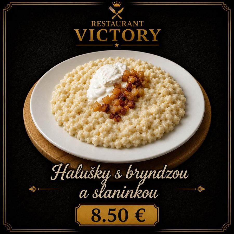 Halušky s bryndzou a slaninkou