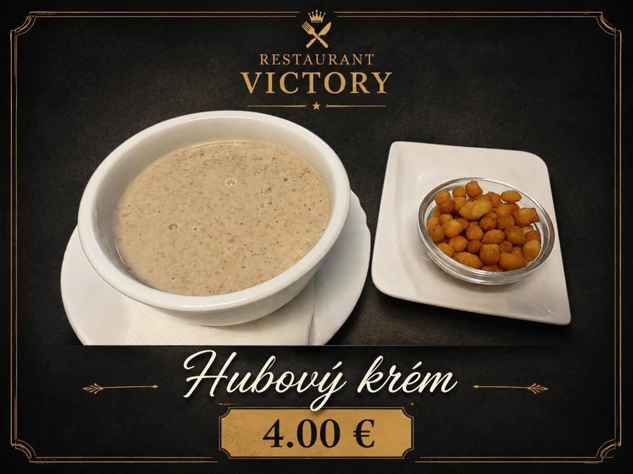 Hubový krém s praženými haluškami